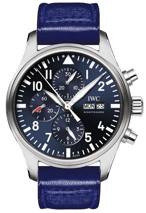 iwc iw3777-01|IWC Pilot’s Watch Chronograph 377701 — hands.